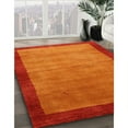 thumbnail image 2 of Ahgly Company Indoor Square Contemporary Neon Red Abstract Area Rugs, 3' Square, 2 of 6
