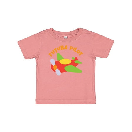 

Inktastic Future Pilot Airplane Gift Baby Boy or Baby Girl T-Shirt