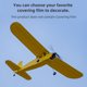 thumbnail image 3 of DWH RC Avión 1.15M Cute Girl Blasa Wood Aircraft 1150mm, 3 of 8