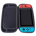 thumbnail image 1 of Funda protectora EVA para Nintendo Switch, bolsa de almacenamiento portátil para consolas, diseño resistente y de alta calidad, color negro, ideal para transporte seguro y cómodo., 1 of 6