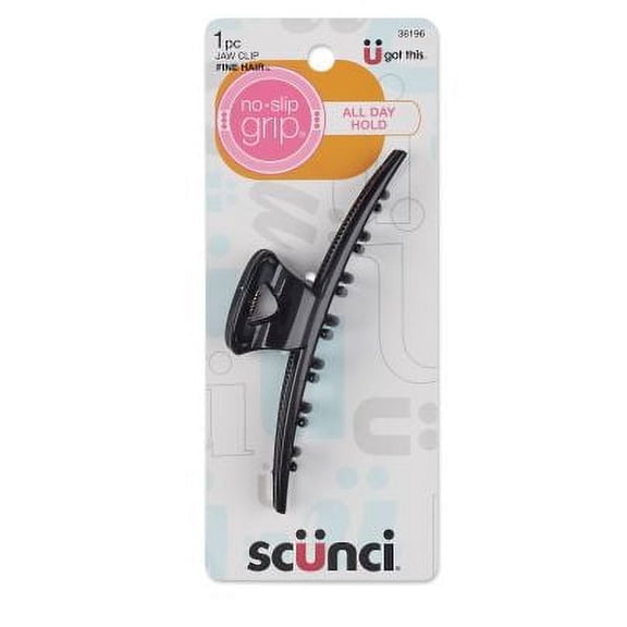 No-Slip Grip for Fine Hair Jaw Clip, Assorted Colors 1 ea