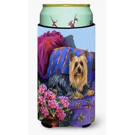 Carolines Treasures Silky Terrier Luxurious Tall Boy Hugger Tall Boy multicolor