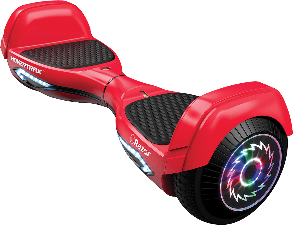Skinnende Tæt Turbine Razor Hovertax 2.0 Hoverboard for Ages 8+ and up to 220 lbs - Red, LED  Lights & EverBalance Technology, 36V Lithium-Ion Powered, Up to 8 mph and  60 mins of Ride Time, UL2272 Certified - Walmart.com