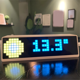 thumbnail image 5 of Mini Pantallas LED, Relojes con Información Meteorológica, Acciones, Criptomonedas, Bitcoin, Forex, Precios, Escritorio, Matriz de Puntos, Pantalla WIFI A, 5 of 5