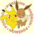 thumbnail image 2 of Men's Pokemon Pals Pikachu and Eevee  Graphic T-Shirt, 2 of 4