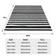 thumbnail image 3 of Balery Black And White Stripes Manta de Felpa Suave y Acogedora – Cobija de Franela Aterciopelada para Cama, Lavable y Cálida para Sofá, Mascotas, Transpirable-40"x30", 3 of 7