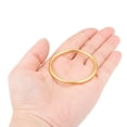thumbnail image 3 of Unique Bargains 2Pcs O Ring Buckle 1.6-Inch(40mm) Zinc Alloy O-Rings Gold Tone for Hardware Bags Belts Craft DIY Accessories, 3 of 3