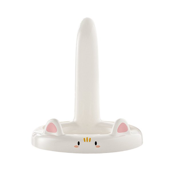 Soporte para teléfono móvil con forma de gato, manos libres, creativo, minisoporte de escritorio para visualización horizontal y vertical.
