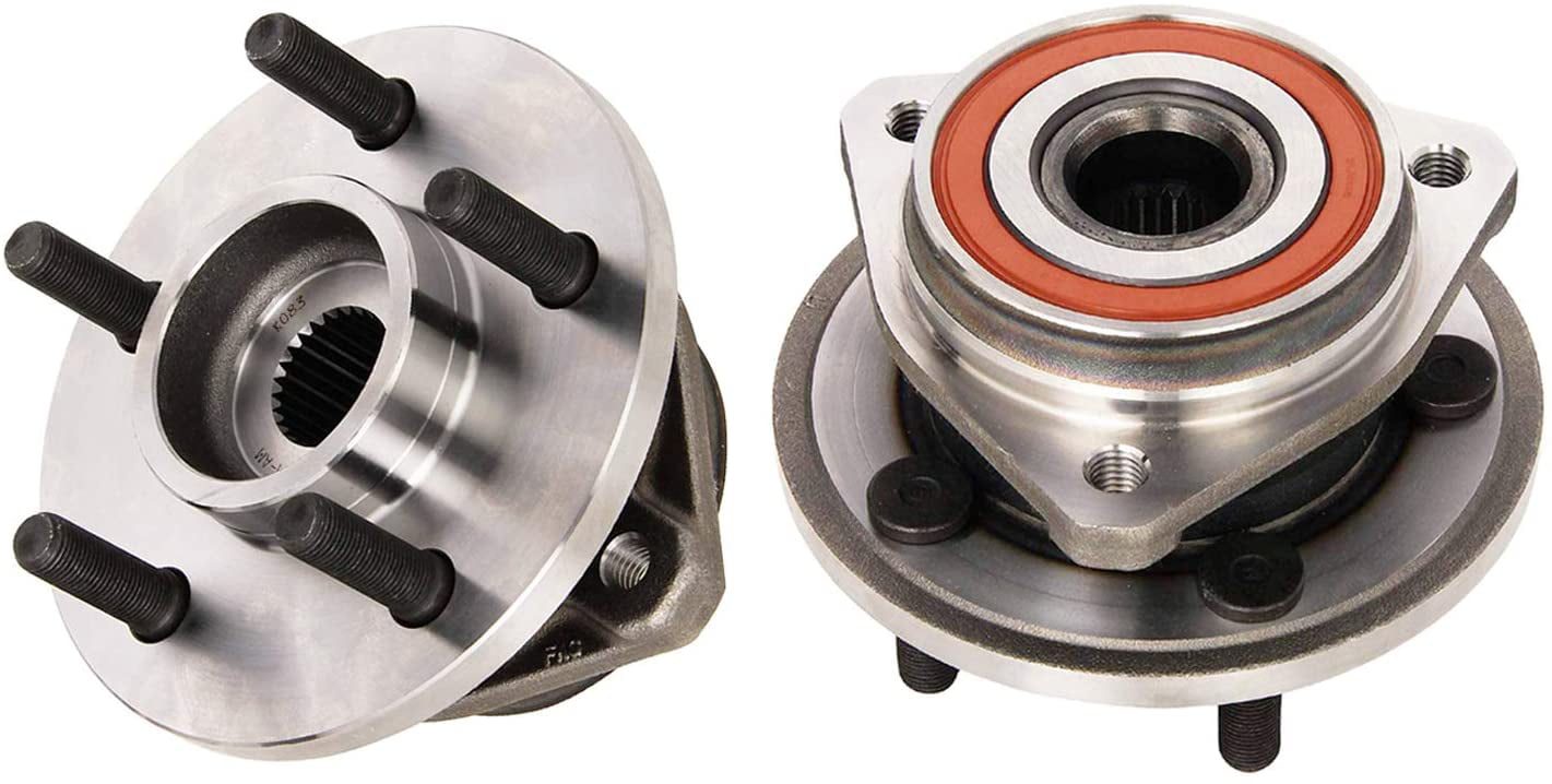 Pair:2 New Front Wheel Hub & Bearing Driver and Passenger for Jeep Wrangler TJ