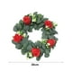 thumbnail image 4 of Rosas De Hoja De Eucalipto Verde, Corona De Flores De Simulación Para La Decoración De La Puerta Delantera De La Ventana De La Pared Scienceny HA042558-00, 4 of 6