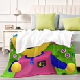 thumbnail image 4 of La Ciudad Colorforms de Charlie anti-pilling, suave, ligera, esponjosa y acogedora de lujo para hogar y cocina – Perfecta para niños y adultos,150X120cm, 4 of 6