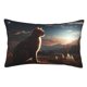 thumbnail image 1 of Balery Pyramid Desert Cat Funda de Cojín Estampada, Regalos para Mujeres, Regalos de Amor para Ella, Regalos para Novia o Esposa, Funda de Almohada-14"x20", 1 of 6