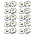 thumbnail image 1 of VONKY 1/2/3/5 10set Metal Buttons Innovative For Trendy Garments Spring Buckle Is Fastened Plating White 1 Pc, 1 of 6