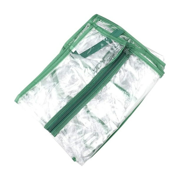 Naiovety Cubierta de PVC transparente considerada para mini invernadero de 3 niveles, resistente a la intemperie, duradera y resistente Jardín y Patio Transparente69*49*125
