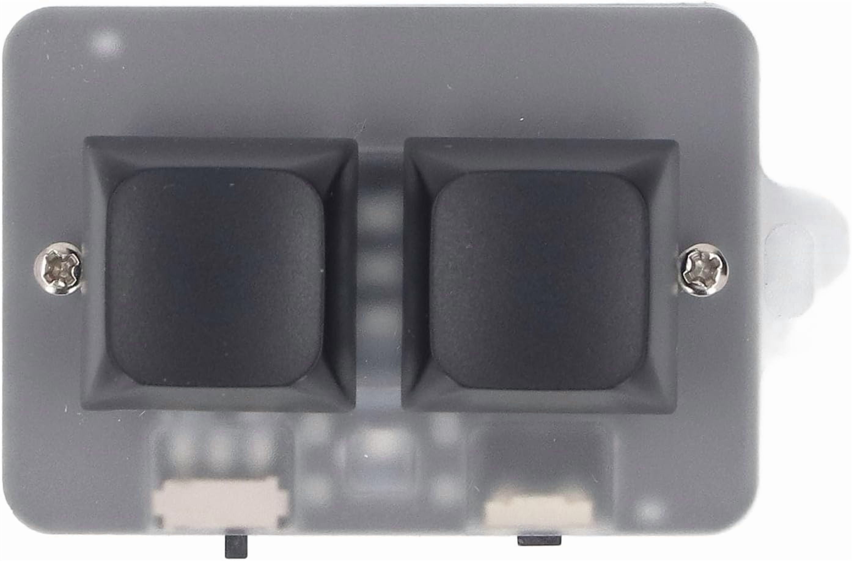 RVKXHD USB 2-Key Mini Keypad, Support Programming Macro and Software Blue Switch Custom Keyboard with RGB Light, Support Bluetooth and USB C Connection