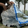 thumbnail image 3 of Waterproof Emergency Thermal Blanket Outdoor Survival Camping Rescue First Aid, 3 of 7