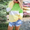 thumbnail image 4 of Womens Round Neck Long Sleeve Tops Loose Casual Pullover with Pockets Winter Tie-Dye Sweatshirt, 4 of 6