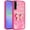 Hotpink, variant on XPM for Samsung Galaxy A37 Phone Case, Glitter 3D Butterfly Design Bling Metallic Edge Hybrid Stand Drop Protection TPU Shockproof Cover for Galaxy A37 (Hotpink)