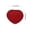 Red, variant on Valentine's Day Heart Coasteres,Handmade Braided Cotton Coasters Love Heart Shape Drink Coasters Red Absorbent Cup Coasters for Party Home Office Decoration,No Scalding and Heat Insulating