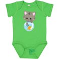 thumbnail image 3 of Inktastic Cute Cat, Little Cat, Kitty, Kitten, Fish Bowl Girls Baby Bodysuit, 3 of 5