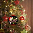 thumbnail image 3 of Mefallenssiah 1Pc Christmas Ornament Paperboard Christmas Tree Pendant Crafts with Rope, 3 of 5