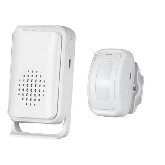 Bed Sensor Alarm for Elderly Dementia Patients - Wireless Fall Detection & Motion Sensor Alert System for Seniors,1 x host 1 x sensor,White