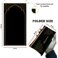 thumbnail image 3 of shiyou-Prayer Mat (Large) Pocket Musalla - Muslim Traveller Waterproof Dustproof Compact Portable Prayer Mat for Home and Work - Islamic Eid Gift, 3 of 4