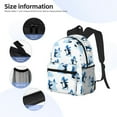 thumbnail image 3 of Disketp Penguin Winter Fun Mochila Ligera Clásica con Múltiples Bolsillos, Mochila Casual para Hombre y Mujer, Ideal para Escuela, Trabajo y Viajes, 3 of 6