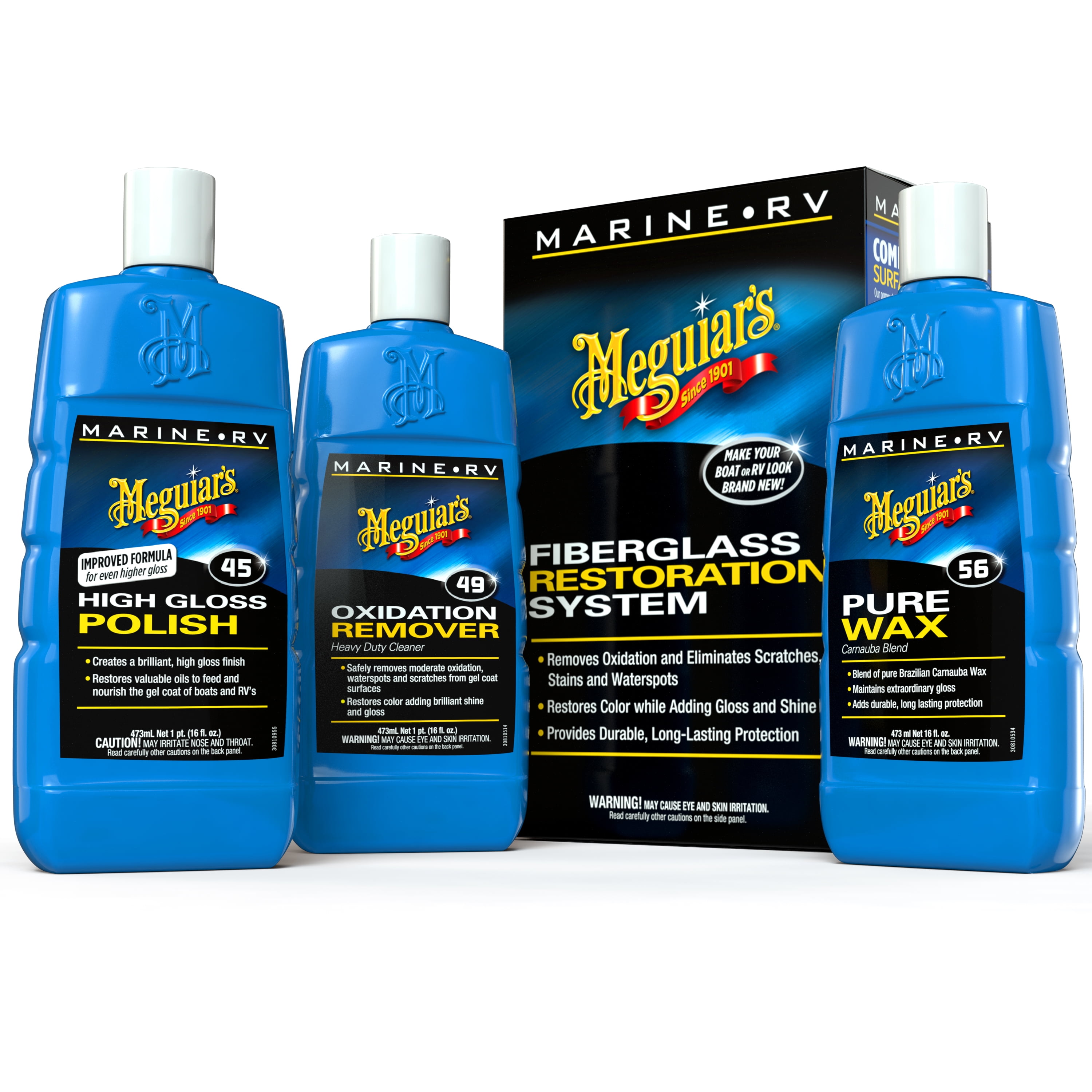 Meguiar S M4965 Marine Rv Fiberglass Restoration System Com Meguiar S M4965 Marine Rv Fiberglass Restoration System