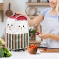 thumbnail image 3 of HELLHERO Christmas Snowman Decorations Food Processor Cover Polyester for Home Kitchen Indoor Friends, 3 of 6