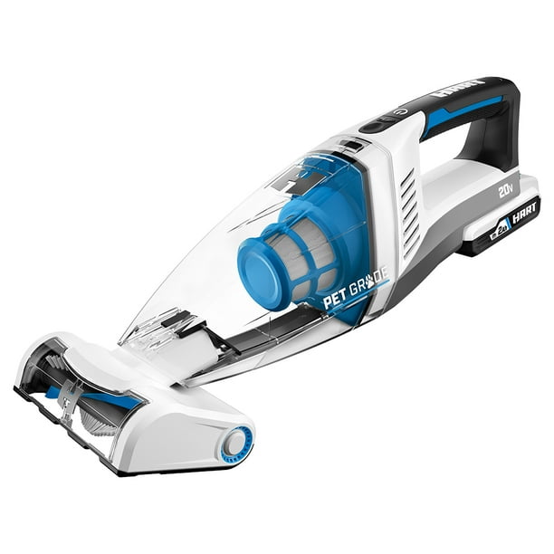 HART 20Volt Cordless Hand Vacuum Kit with MultiSurface Motorized