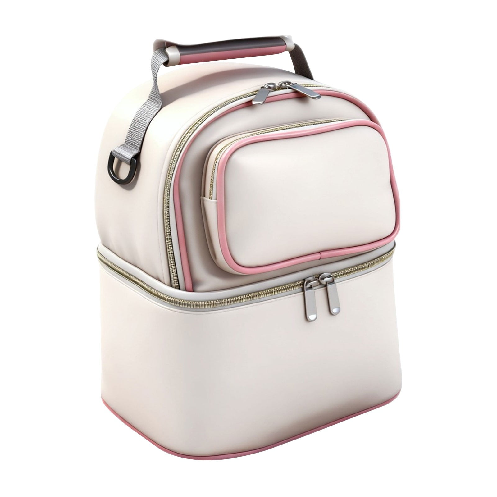 Portable Breast Milk Storage Bag *1 Multi Functional Mom Portable Insulated Double Layer Back Bag for Mother and Baby