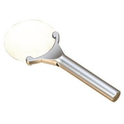 Wovilon 130Mm Handheld Acrylic Led Lighted 2-6X Magnifier Office Products Home Tool Kit Tools & Home Improvement