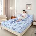 thumbnail image 4 of Castle Fairy Initial F 4-Piece King Size Bed Sheets, 4 of 7