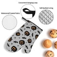 thumbnail image 4 of Oven Mitts and Pot Holders 4 Piece, halloween pumpkins bat High Heat Slip Resistant Oven Mitt and Trivets Set Kitchen Oven Glove Pot Holders for Cooking Baking Grilling, 4 of 7