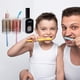 thumbnail image 4 of Soporte para cepillo de dientes, dispensador automático de pasta de dientes, a prueba de polvo, con ventosa adhesiva, montado en la pared, 4 of 6