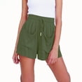 thumbnail image 1 of Nouveau Été Casual Cordon Taille Moyenne Large Jambe Shorts, 1 of 1