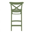 thumbnail image 5 of Pemberly Row Contemporary Indoor Outdoor Counter Stool Olive Green, 5 of 5