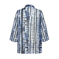 thumbnail image 6 of Chama Plus Size 3/4 Sleeve Kimono Cardigans for Women Summer Open-Front Chiffon Beach Cover Up, 6 of 8