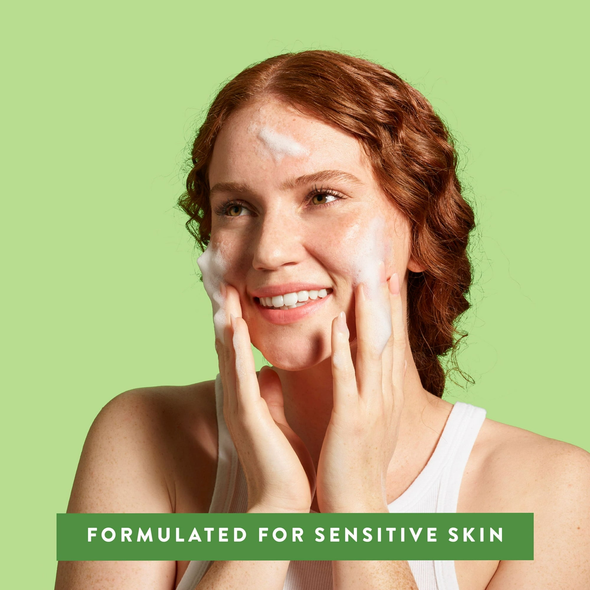 Native Skin Care Sensitive Facial Cleanser 12 oz + Moisturizer 1.7 oz Set