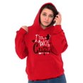 thumbnail image 4 of Im With Cupid Valentines Day Cute Hoodie Sweatshirt Women Brisco Brands M, 4 of 6