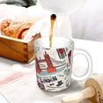 thumbnail image 3 of Yiaed London Landmark1 Print Ceramics Coffee,Large Handle Design,Extra Large Tea and Coffee Cup for Office and Home Mugs, 3 of 6