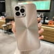 thumbnail image 2 of Funda de teléfono con marco cuadrado de silicona para iPhone 14 Pro Max, carcasa protectora de lente de lujo con líneas de CD deslumbrantes para iPhone 11 12 13 14Plus Fivean unisex, 2 of 2