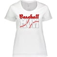 thumbnail image 3 of Inktastic Baseball Mom Women's Plus Size T-Shirt, 3 of 5
