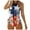 Blue, variant on FhsagQ Women Swimsuit Sets Thong Women's Independence Day Flag Print Neck Two Piece Swimsuit Women Swimsuit Sets with Garter Belt Womens Swimsuit Sets Black Underwear Blue XL