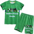 thumbnail image 1 of New Roblox Rainbowfriend Boys Short Sleeve Set, 1 of 4