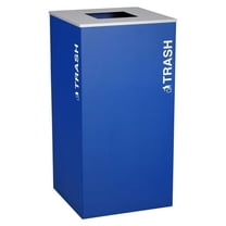 Ex-Cell Kaiser RC-KD36-P RYX 36 Gallon Paper Recycling Bin, Royal