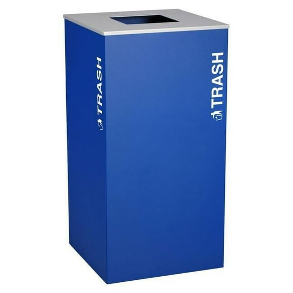 Ex-Cell Kaiser RC-KD36-P RYX 36 Gallon Paper Recycling Bin, Royal