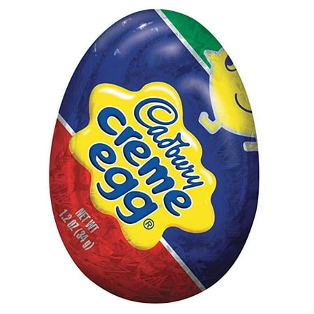 CADBURY CRÈME EGG Easter Candy, Milk Chocolate Filled with Soft Fondant Center, 4 Count 1.2 Ounce Egg (Pack of