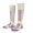 Women Pink+White, variant on UDIYO Sport Hiking Climbing Skiing Men Women Warm Breathable Quick-Dry High Tube Socks